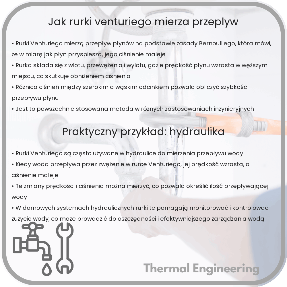 Jak Rurki Venturiego Mierzą Przepływ?