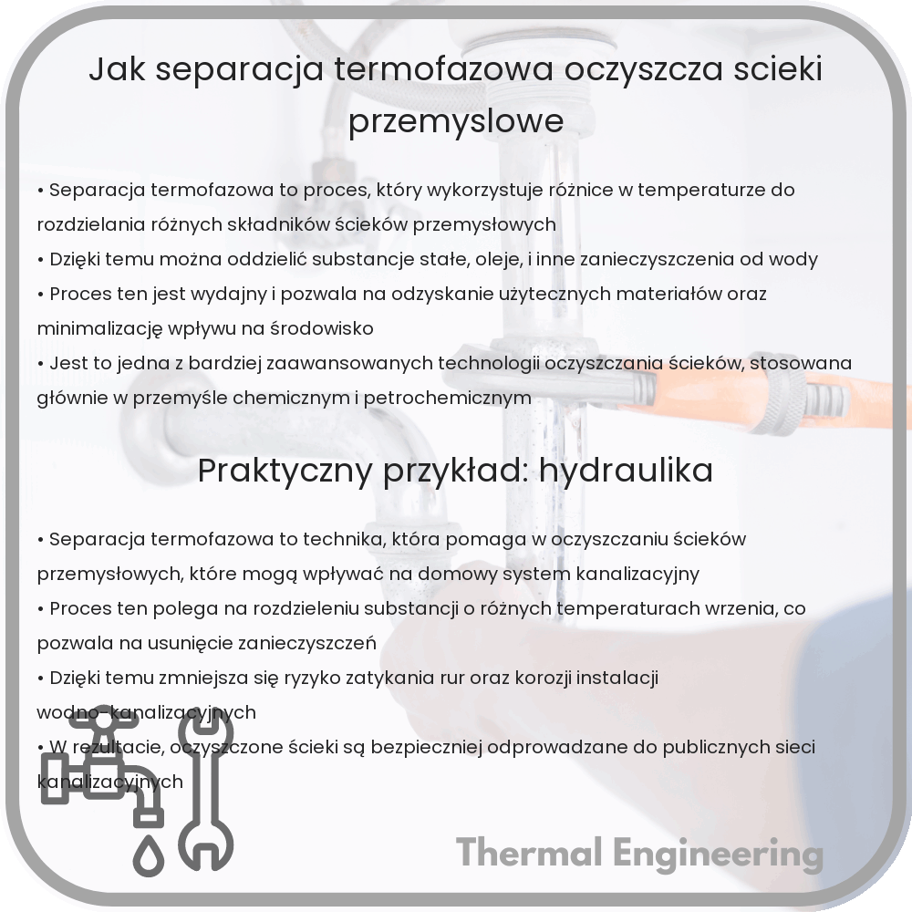 Jak separacja termofazowa oczyszcza ścieki przemysłowe