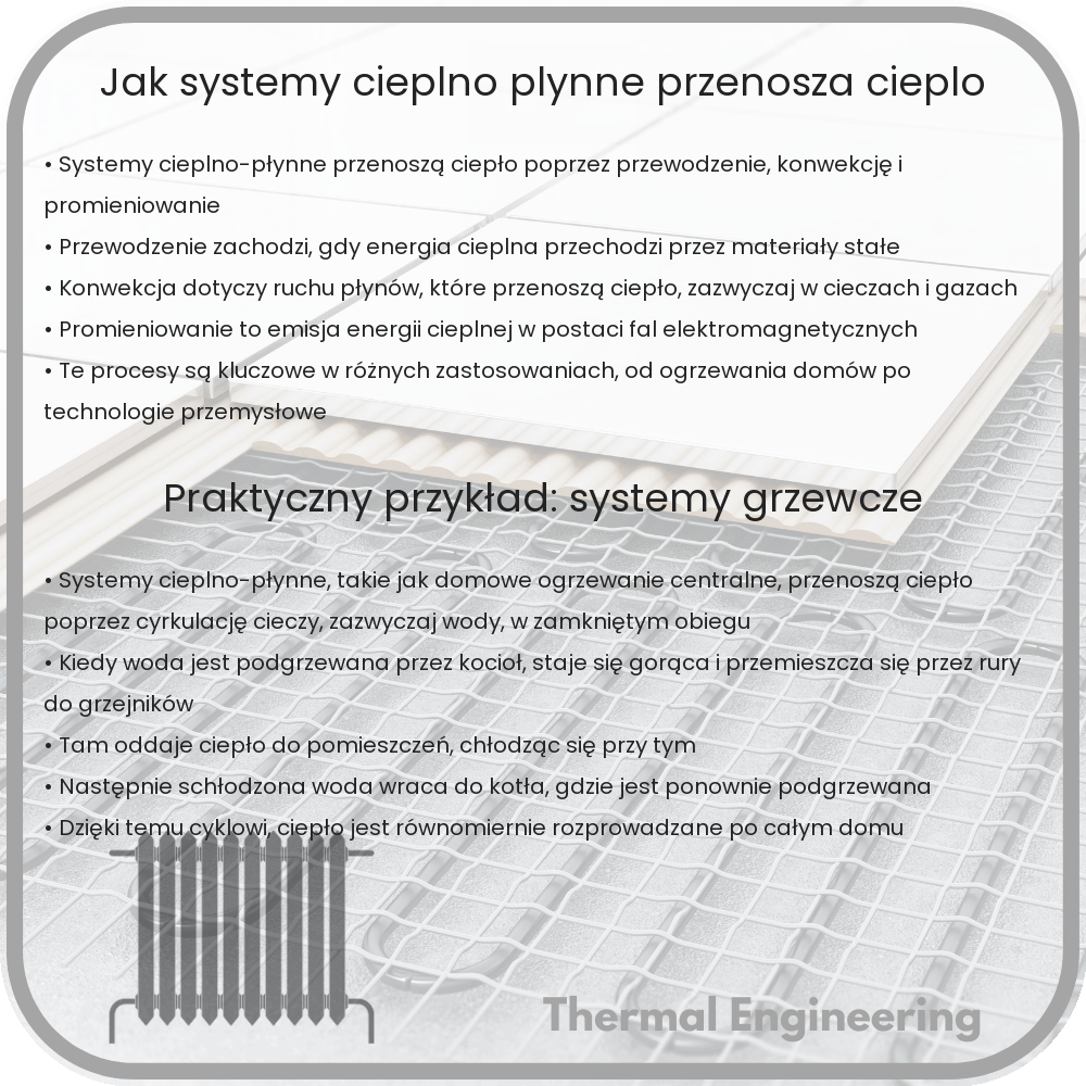 Jak systemy cieplno-płynne przenoszą ciepło