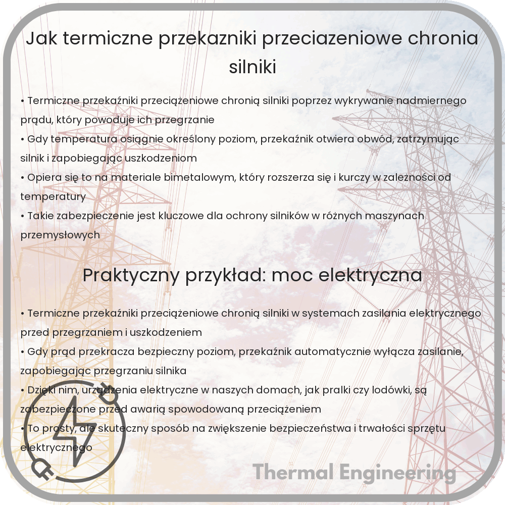 Jak termiczne przekaźniki przeciążeniowe chronią silniki