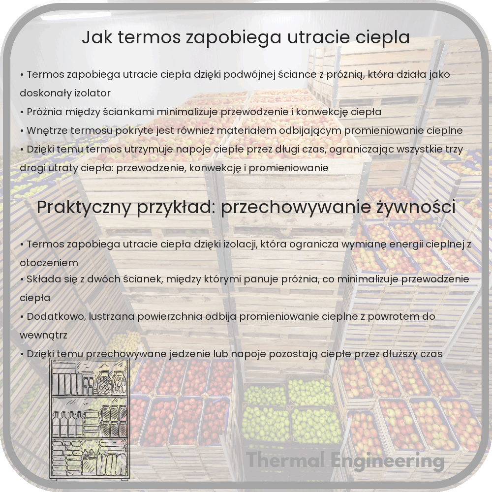 Jak termos zapobiega utracie ciepła