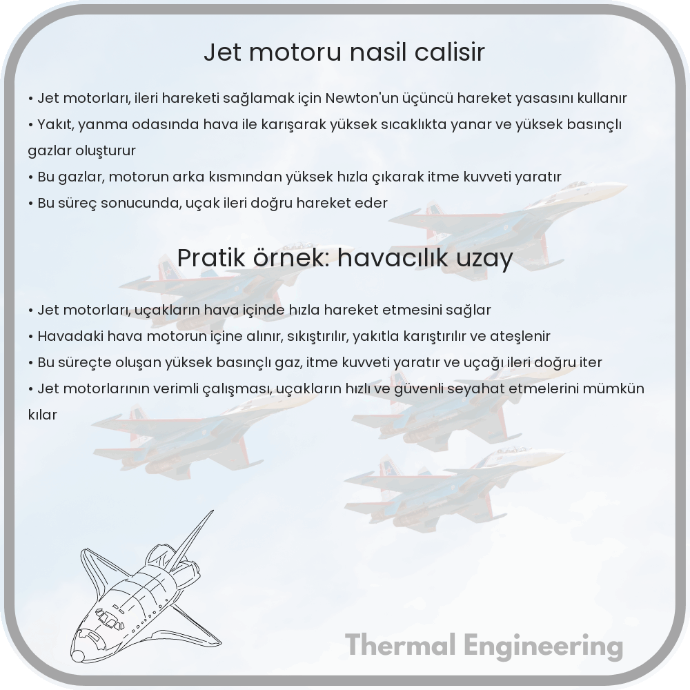 Jet Motoru Nasıl Çalışır?