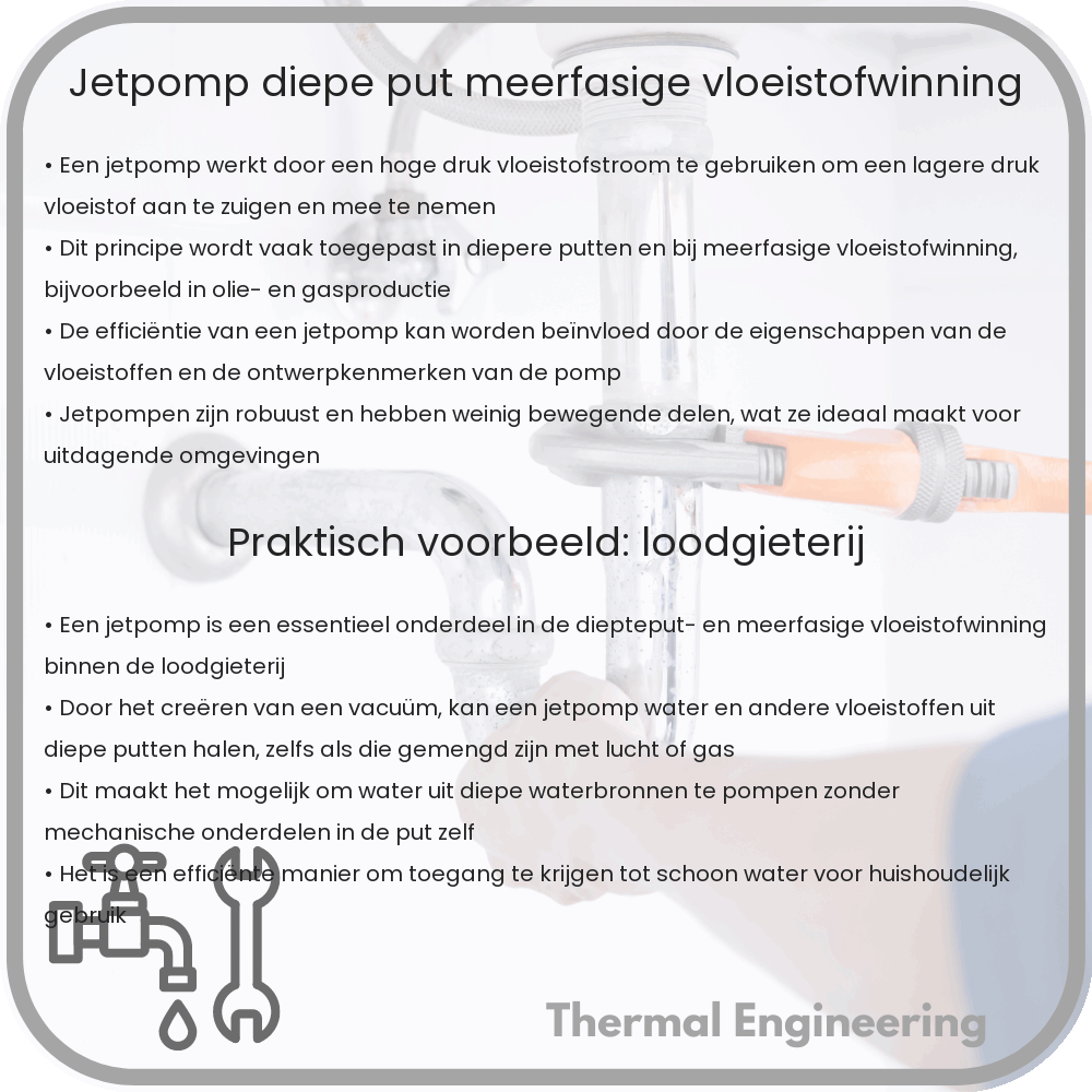 Jetpomp | Diepe Put & Meerfasige Vloeistofwinning
