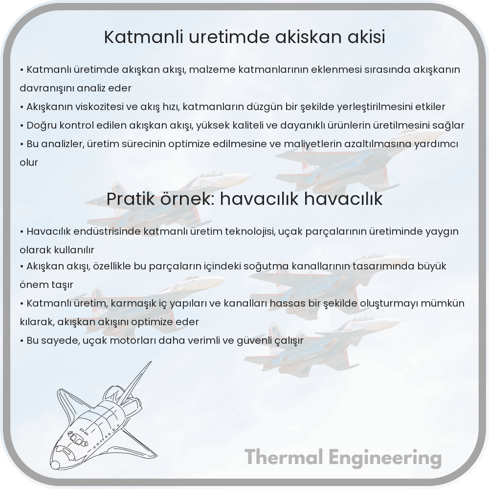 Katmanlı Üretimde Akışkan Akışı