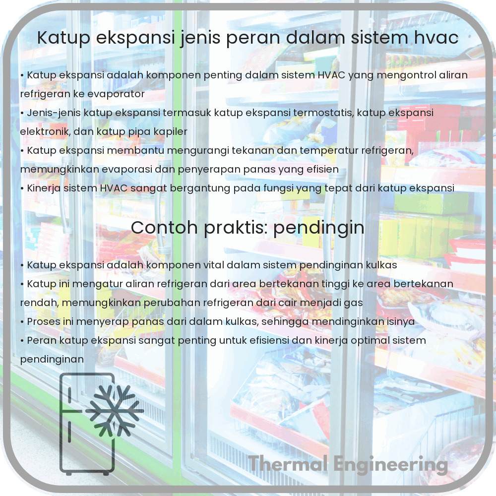Katup Ekspansi | Jenis, Peran dalam Sistem HVAC