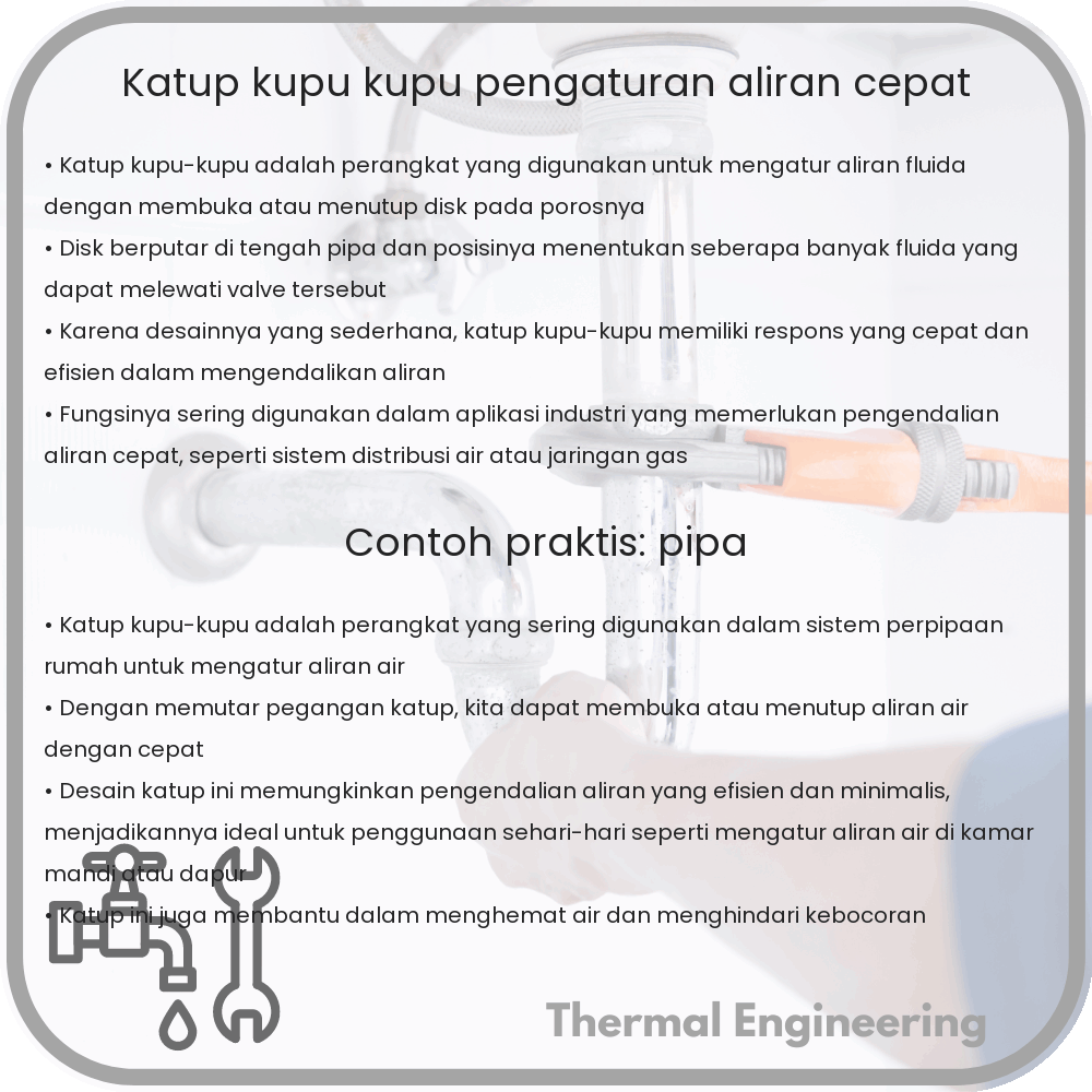 Katup Kupu-Kupu | Pengaturan Aliran Cepat