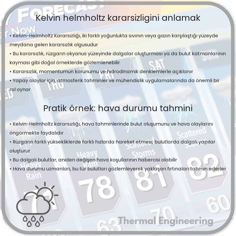 Kelvin-Helmholtz Kararsızlığını Anlamak