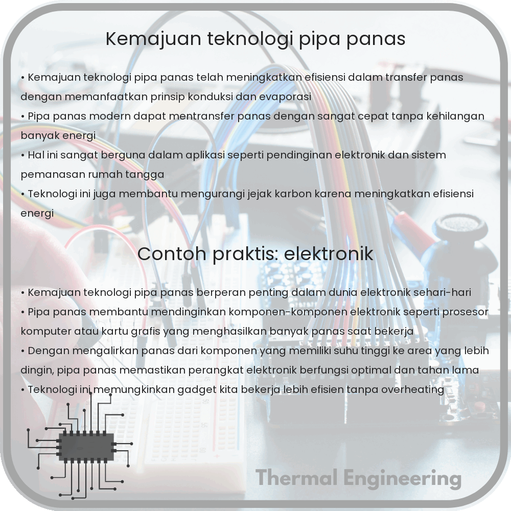 Kemajuan Teknologi Pipa Panas