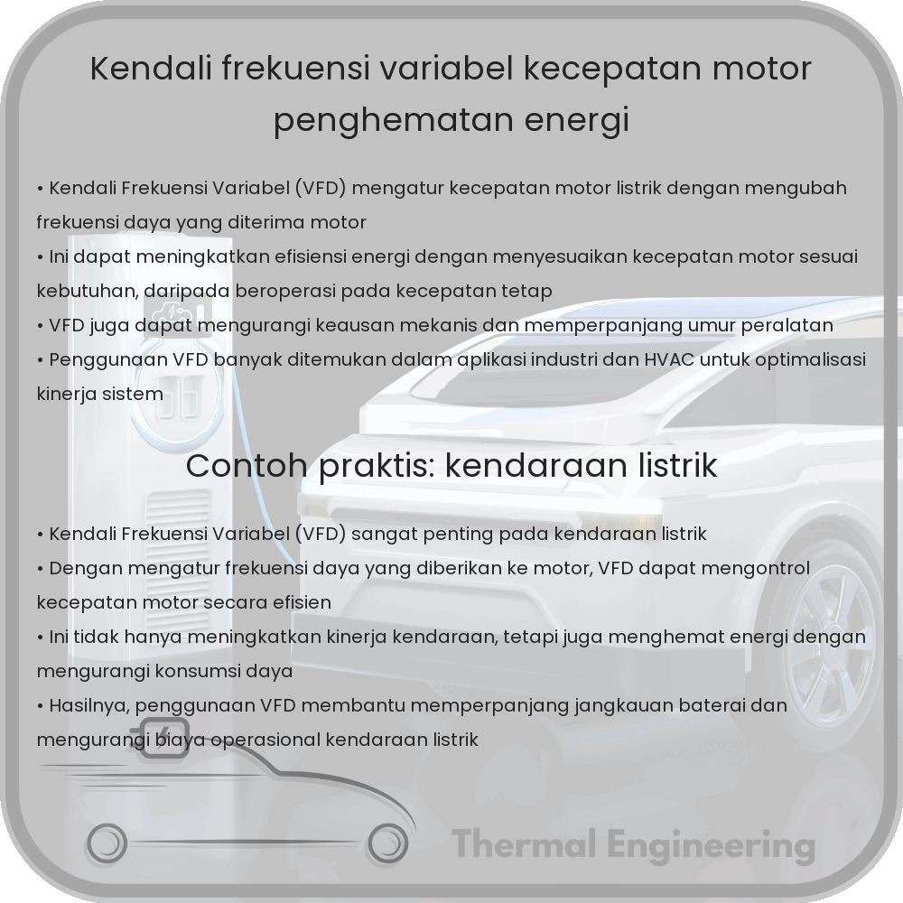Kendali Frekuensi Variabel | Kecepatan Motor & Penghematan Energi