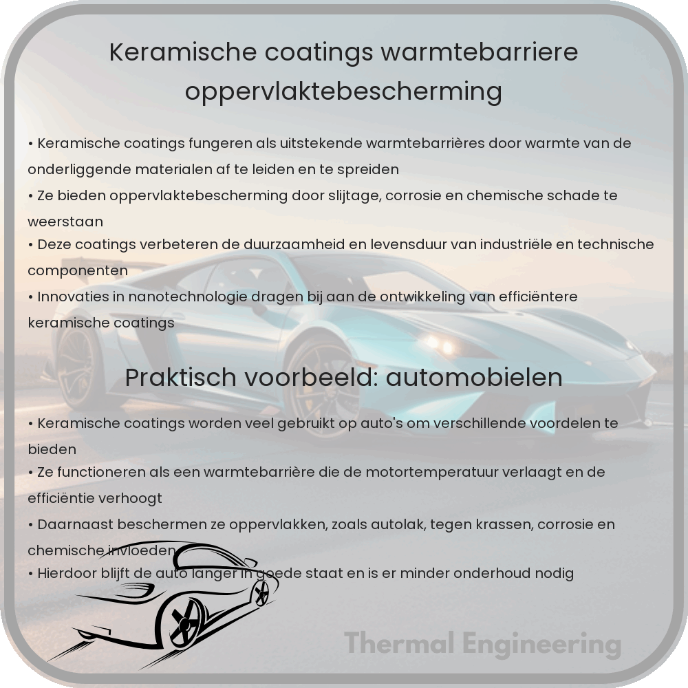Keramische Coatings | Warmtebarrière, Oppervlaktebescherming