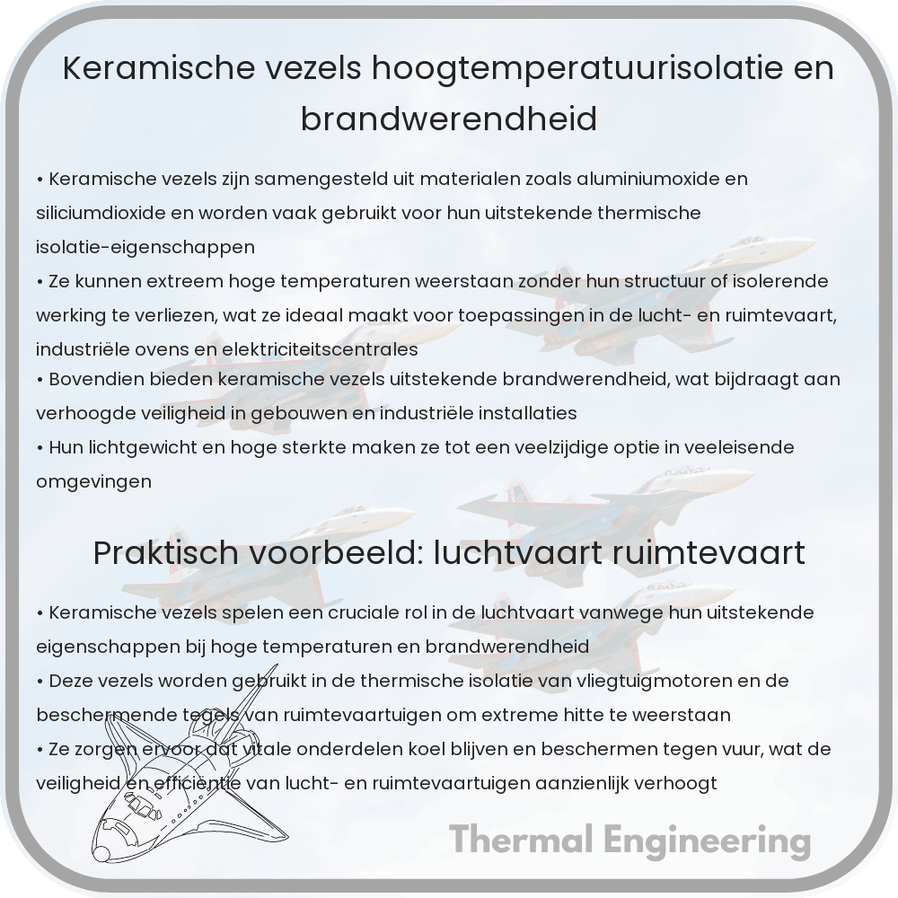 Keramische Vezels | Hoogtemperatuurisolatie en Brandwerendheid