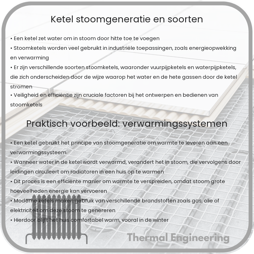 Ketel | Stoomgeneratie en Soorten