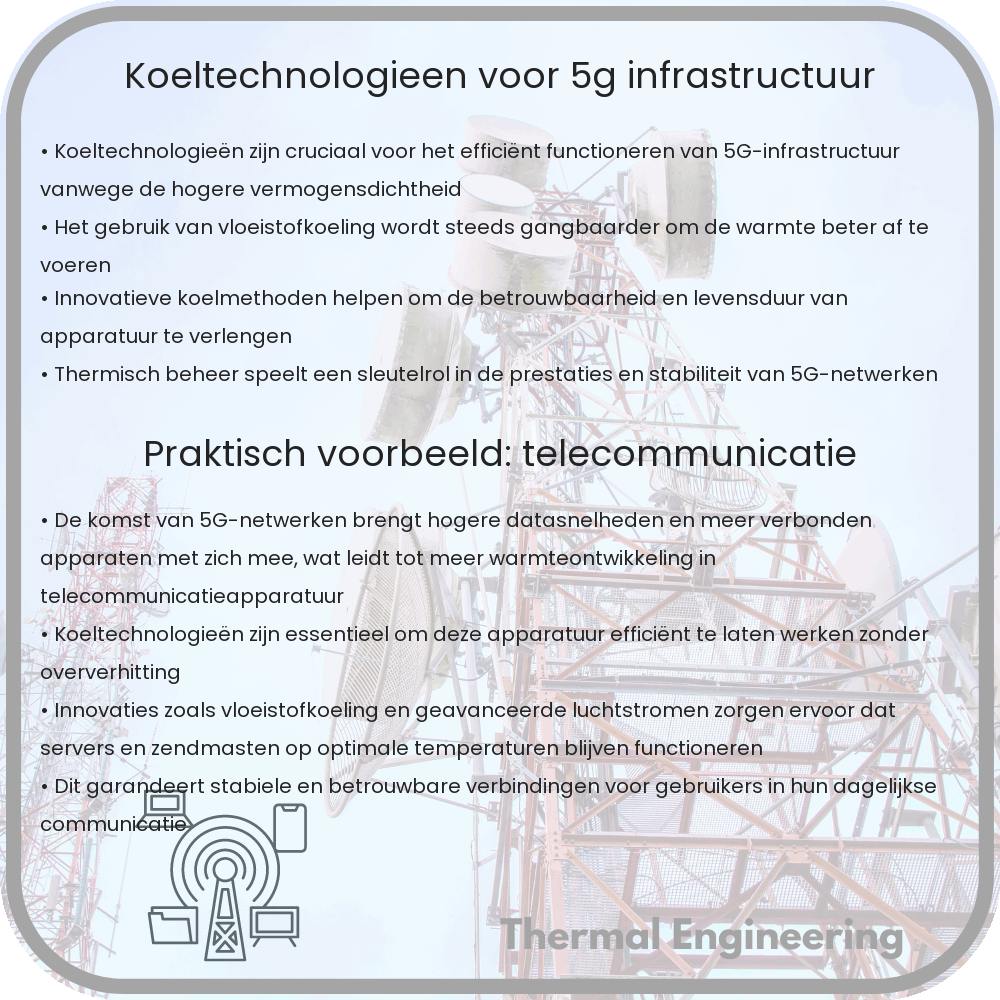 Koeltechnologieën voor 5G-infrastructuur