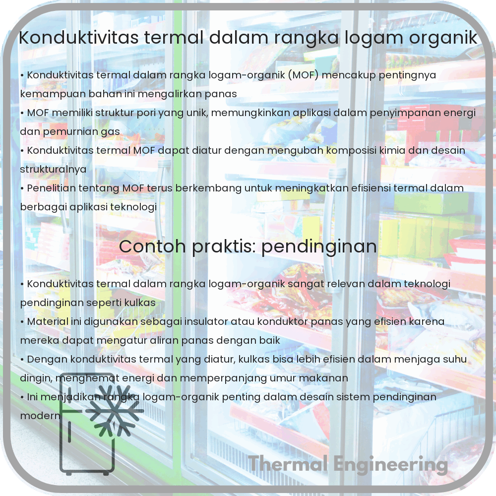 Konduktivitas Termal dalam Rangka Logam-Organik