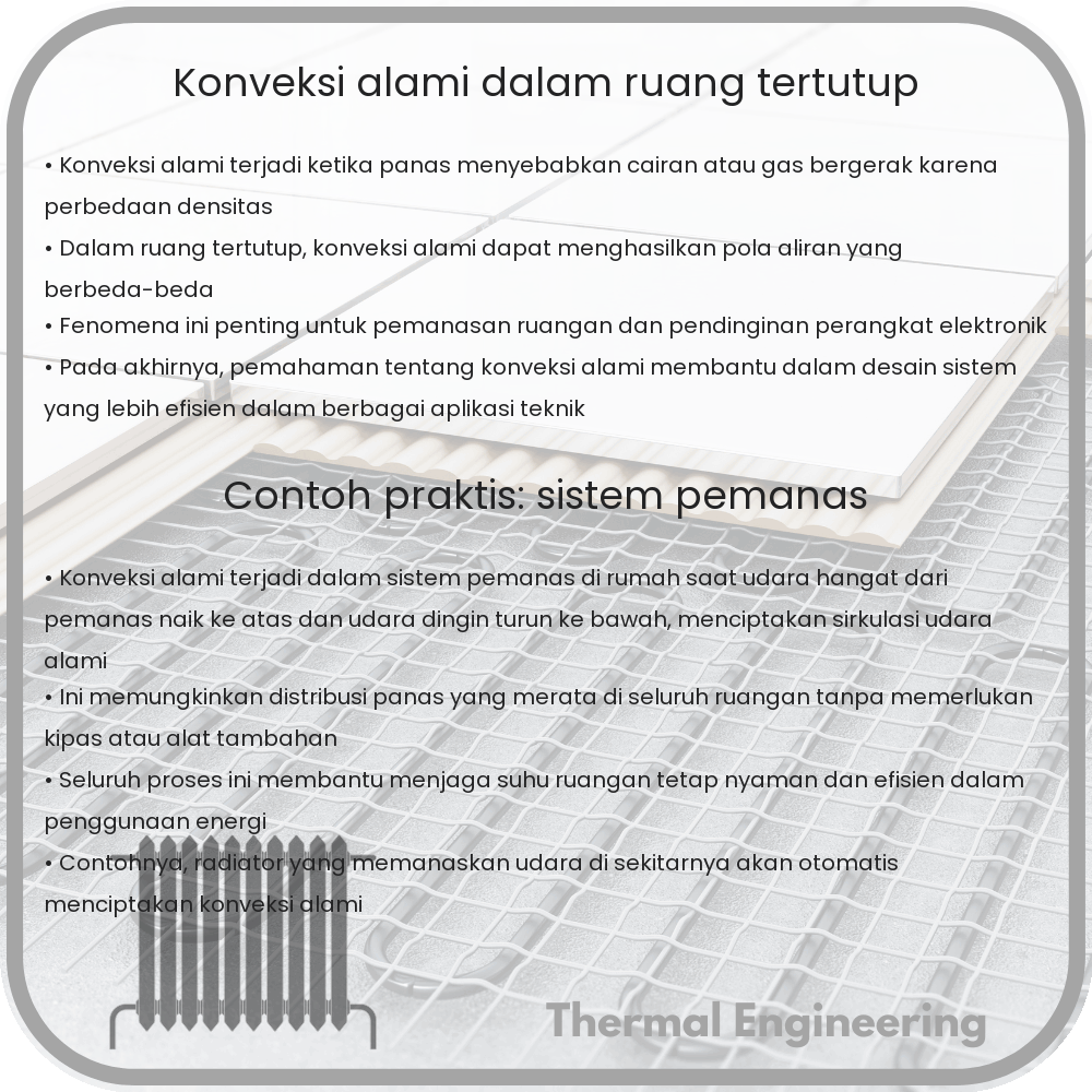 Konveksi Alami dalam Ruang Tertutup