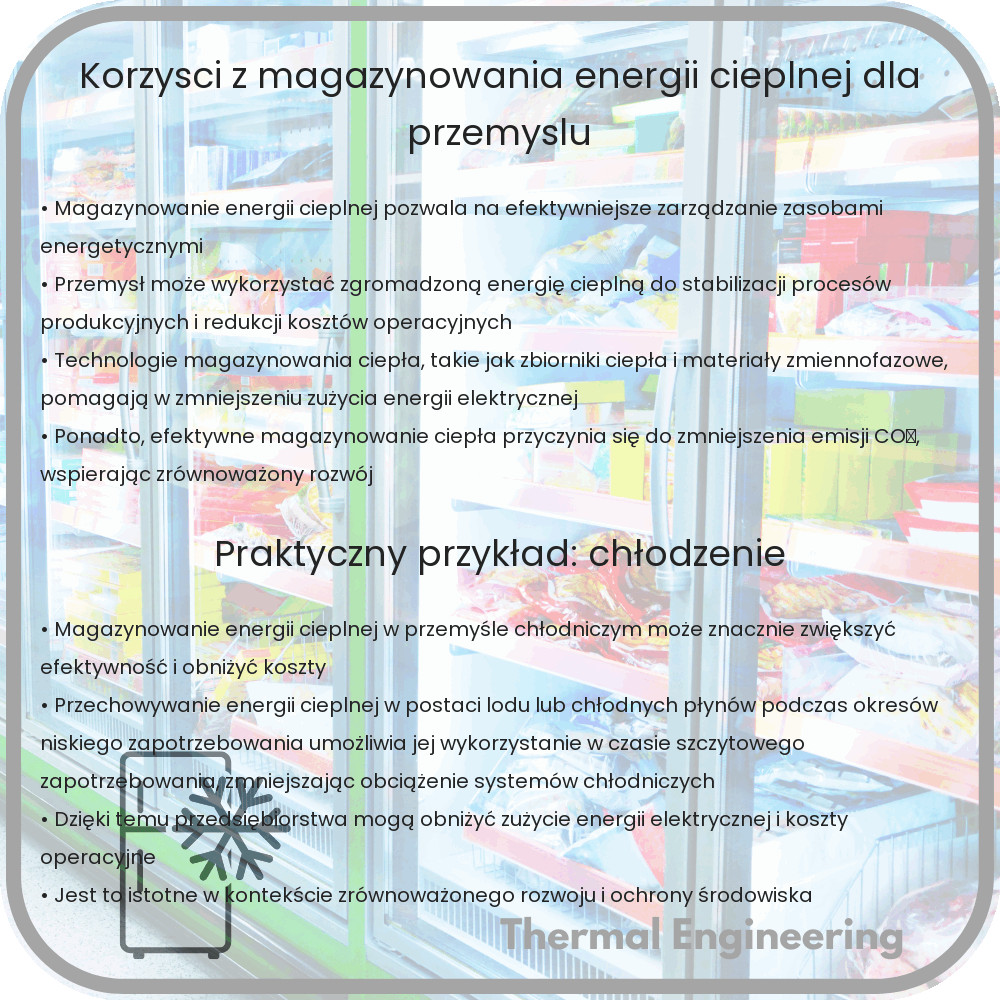 Korzyści z magazynowania energii cieplnej dla przemysłu