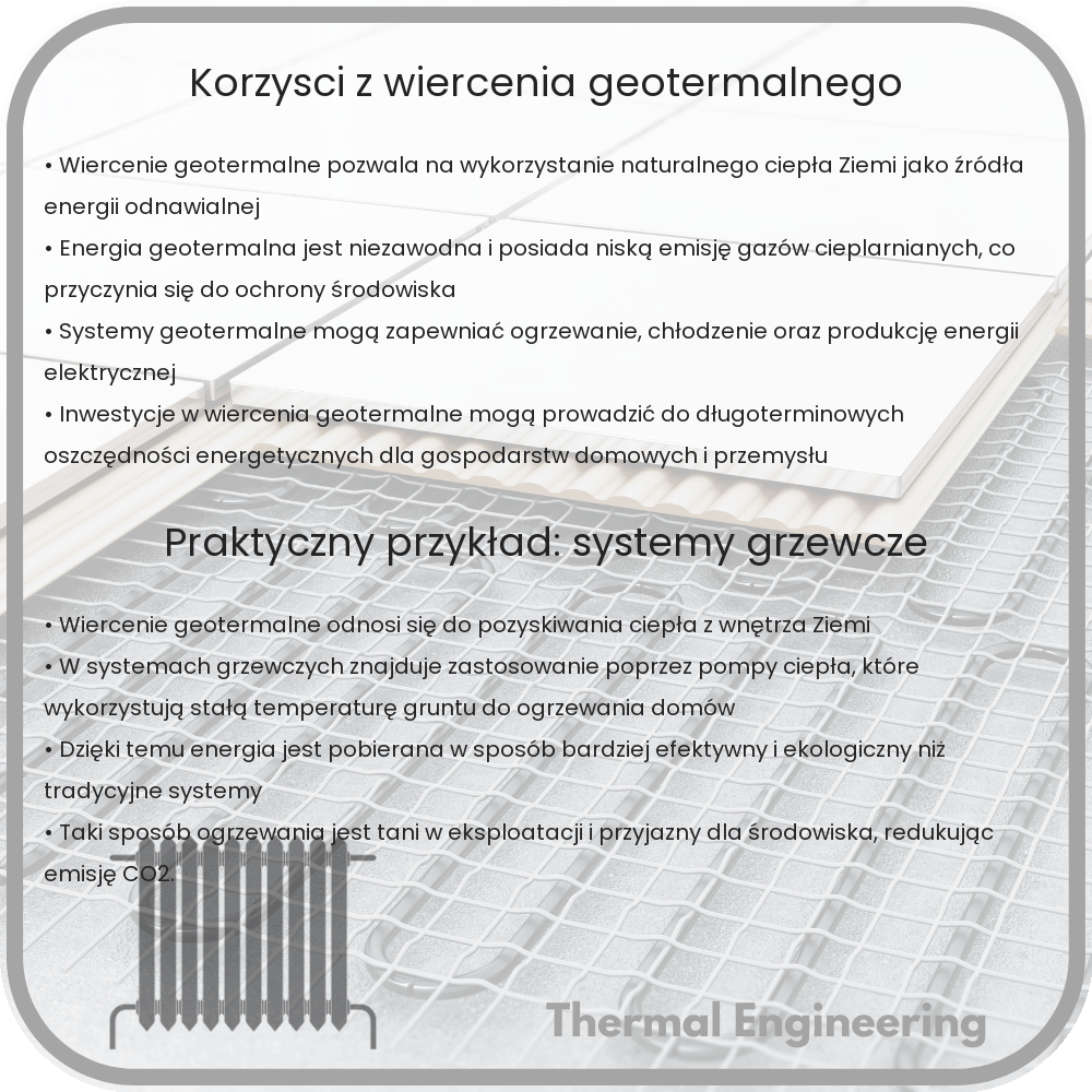 Korzyści z wiercenia geotermalnego