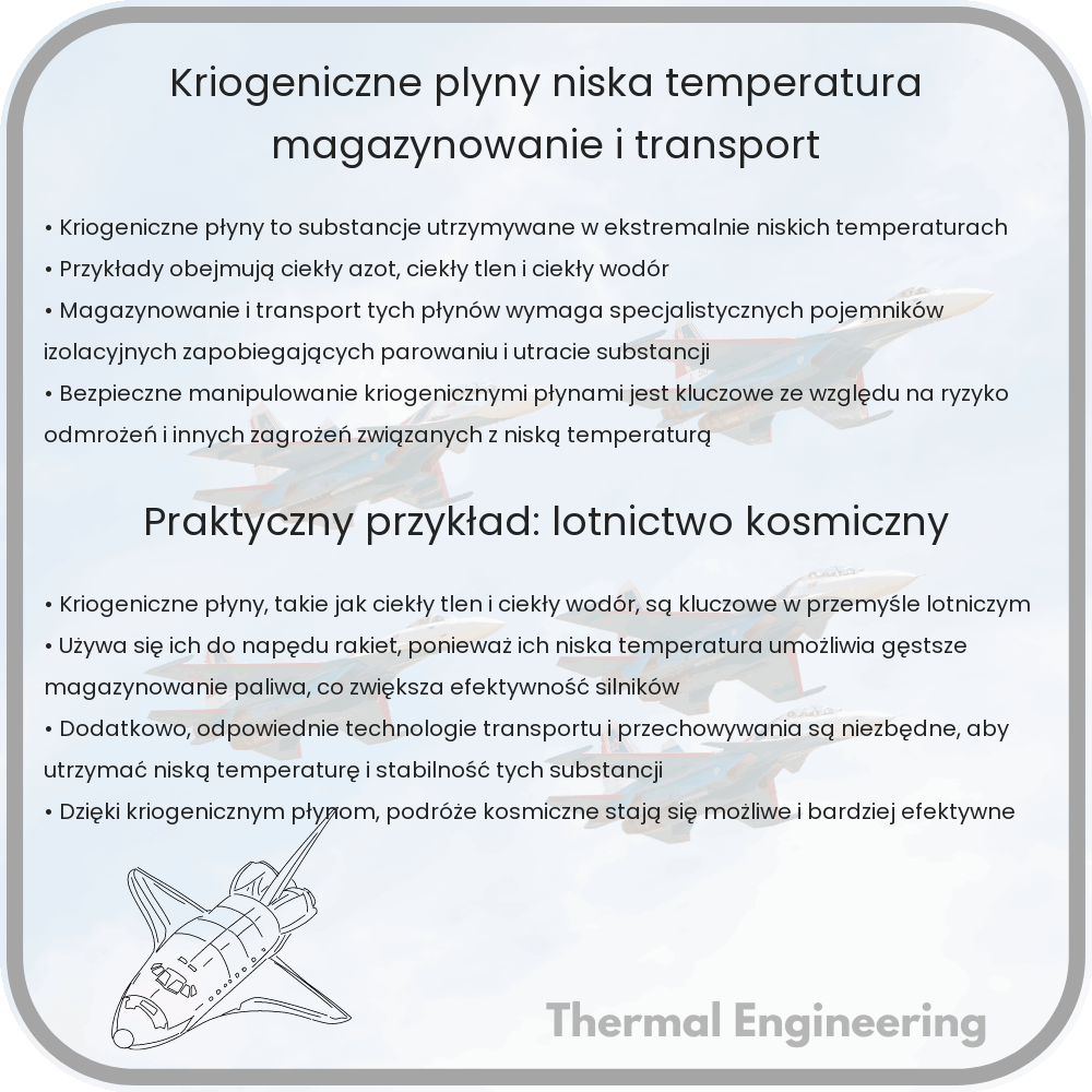Kriogeniczne Płyny | Niska Temperatura, Magazynowanie i Transport