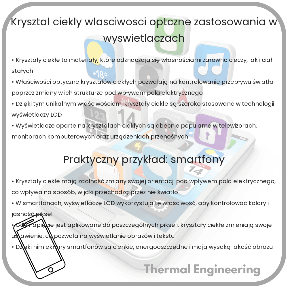 Kryształ Ciekły | Właściwości Optczne, Zastosowania w Wyświetlaczach