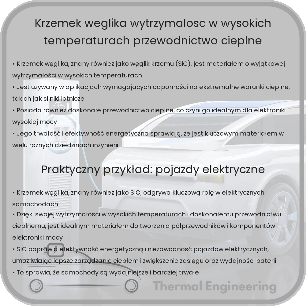 Krzemek Węglika | Wytrzymałość w Wysokich Temperaturach, Przewodnictwo Cieplne