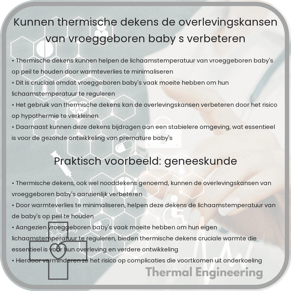 Kunnen thermische dekens de overlevingskansen van vroeggeboren baby's verbeteren?