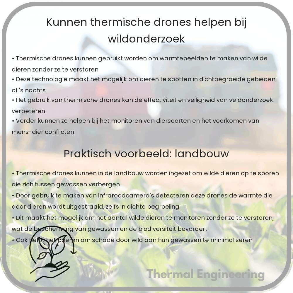 Kunnen thermische drones helpen bij wildonderzoek?