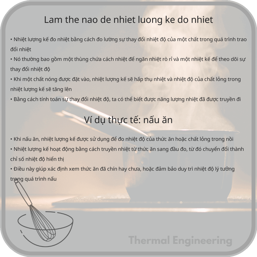 Làm thế nào để nhiệt lượng kế đo nhiệt?