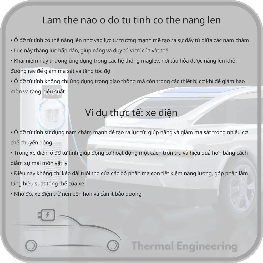 Làm thế nào ổ đỡ từ tính có thể nâng lên?