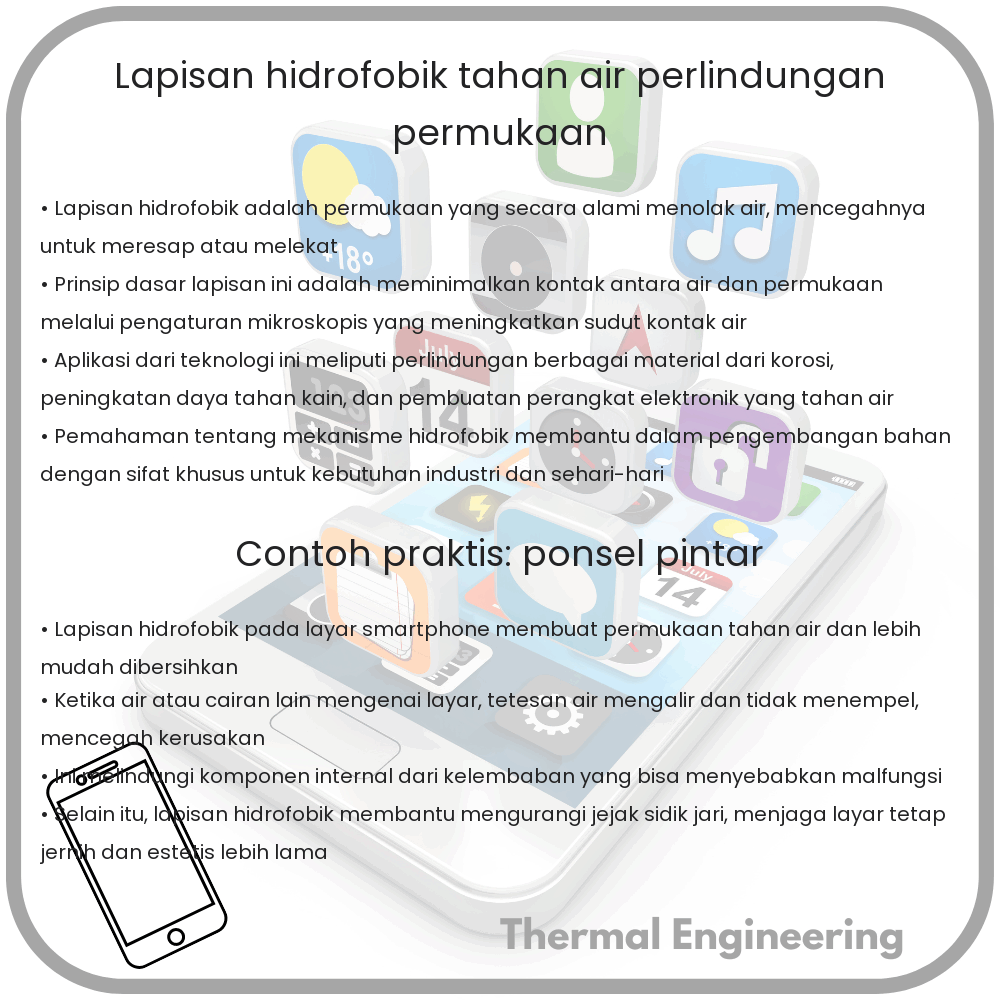 Lapisan Hidrofobik | Tahan Air & Perlindungan Permukaan