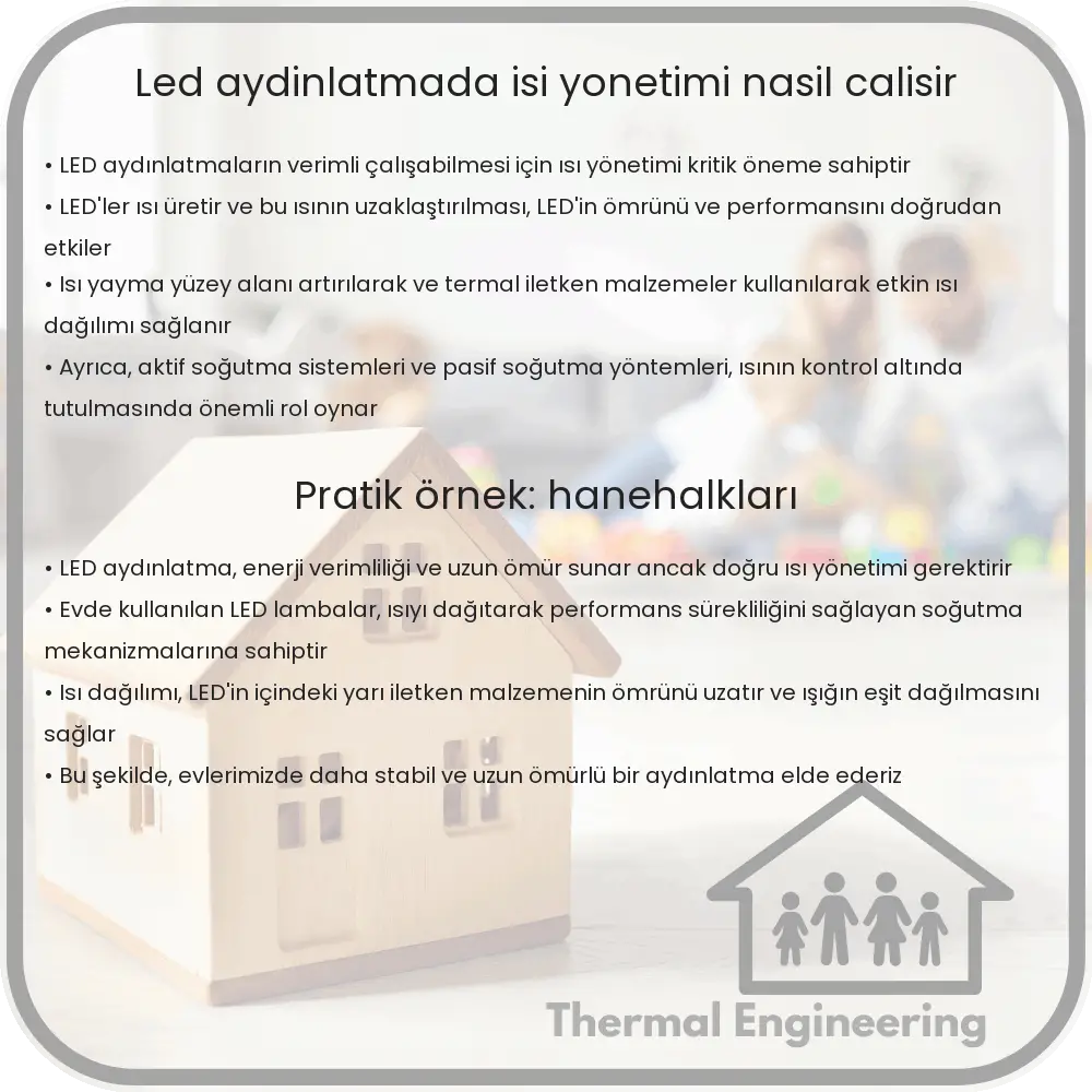 LED Aydınlatmada Isı Yönetimi Nasıl Çalışır