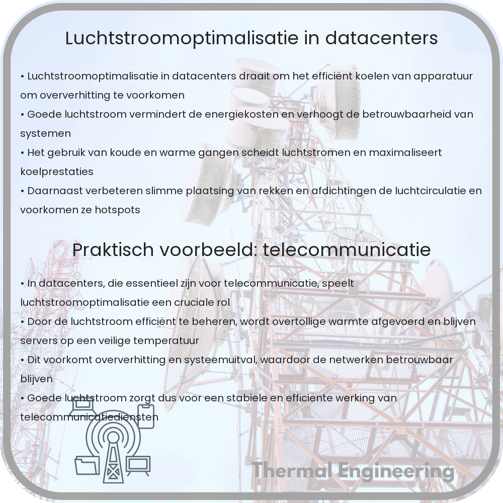 Luchtstroomoptimalisatie in datacenters