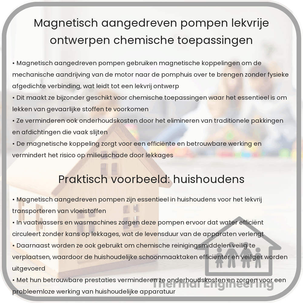 Magnetisch Aangedreven Pompen | Lekvrije Ontwerpen & Chemische Toepassingen