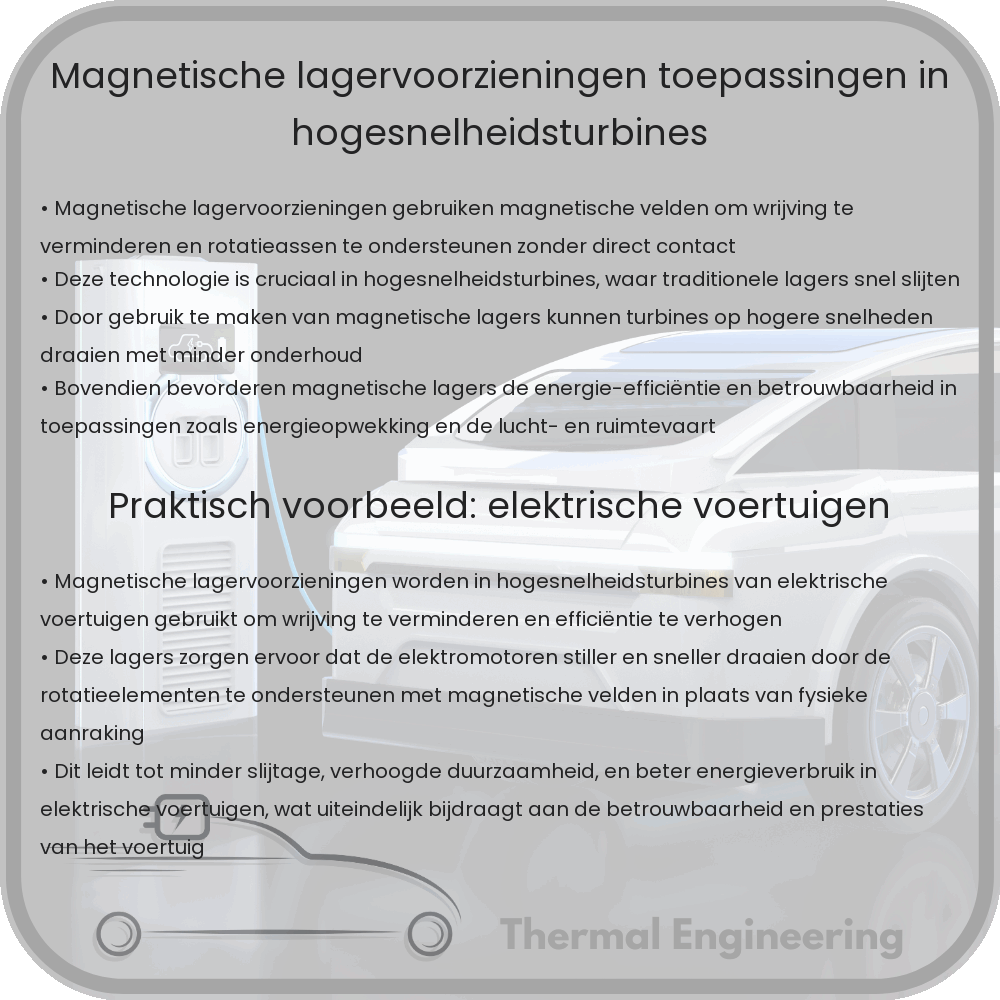 Magnetische Lagervoorzieningen: Toepassingen in Hogesnelheidsturbines