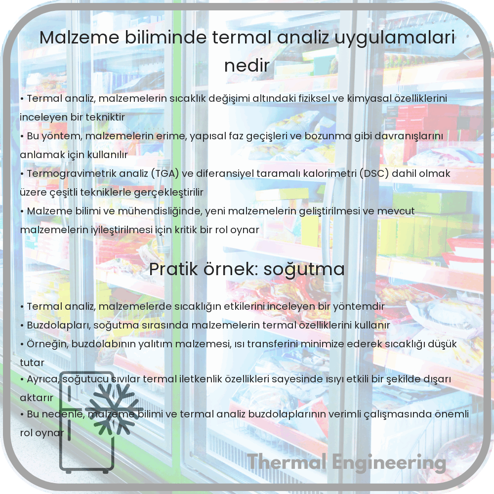 Malzeme Biliminde Termal Analiz Uygulamaları Nedir?