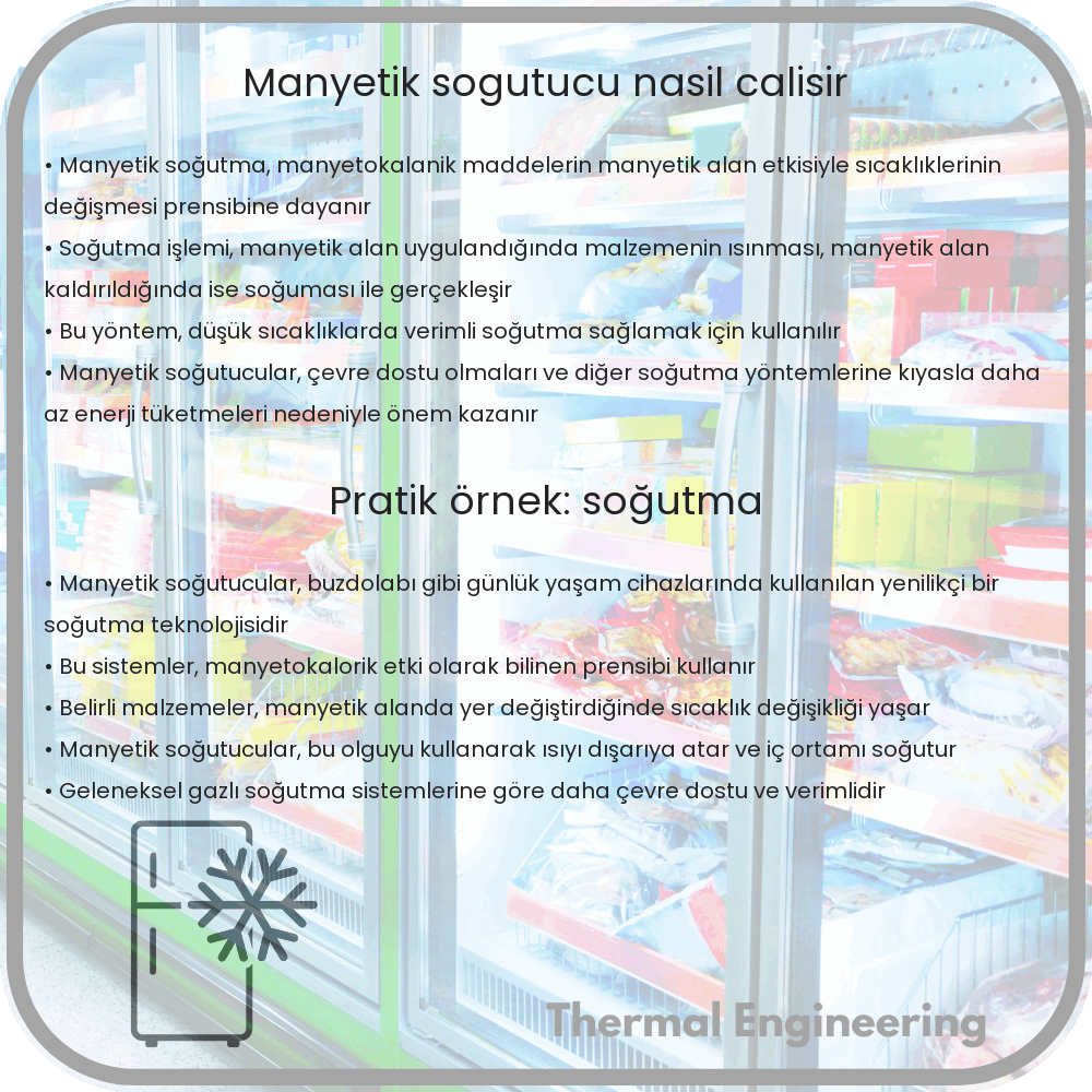 Manyetik Soğutucu Nasıl Çalışır?