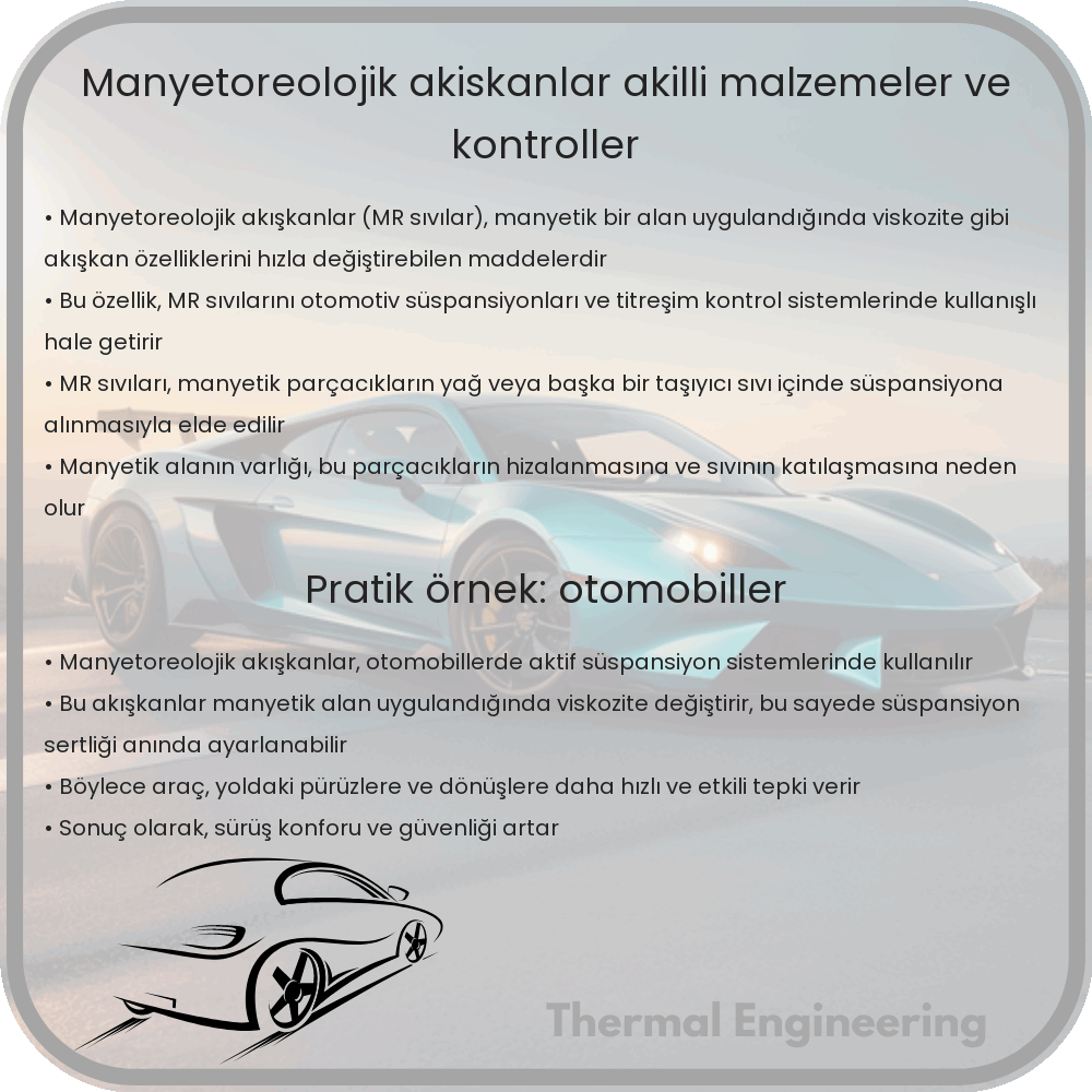 Manyetoreolojik Akışkanlar | Akıllı Malzemeler ve Kontroller