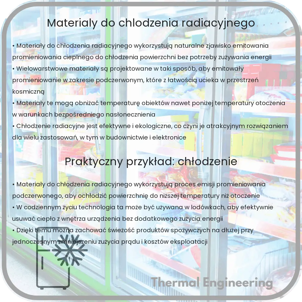 Materiały do chłodzenia radiacyjnego