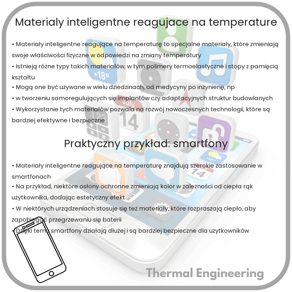Materiały inteligentne reagujące na temperaturę