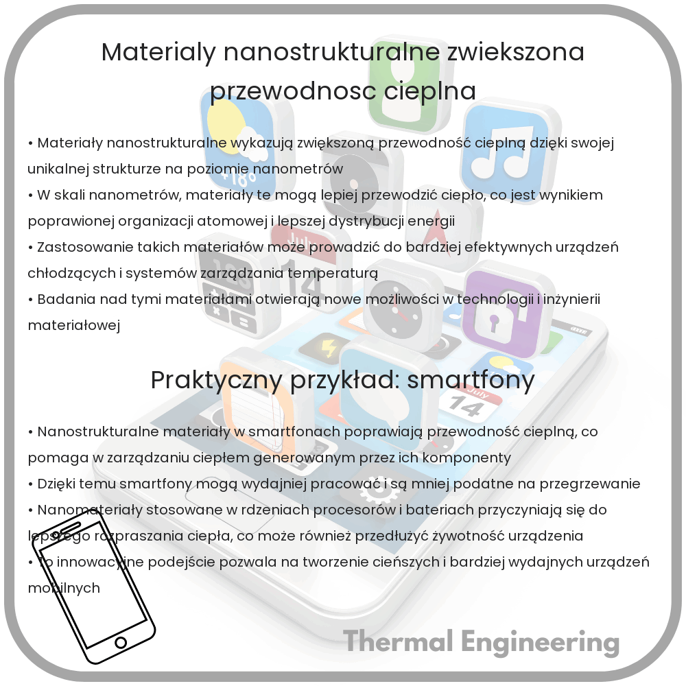 Materiały nanostrukturalne | Zwiększona przewodność cieplna
