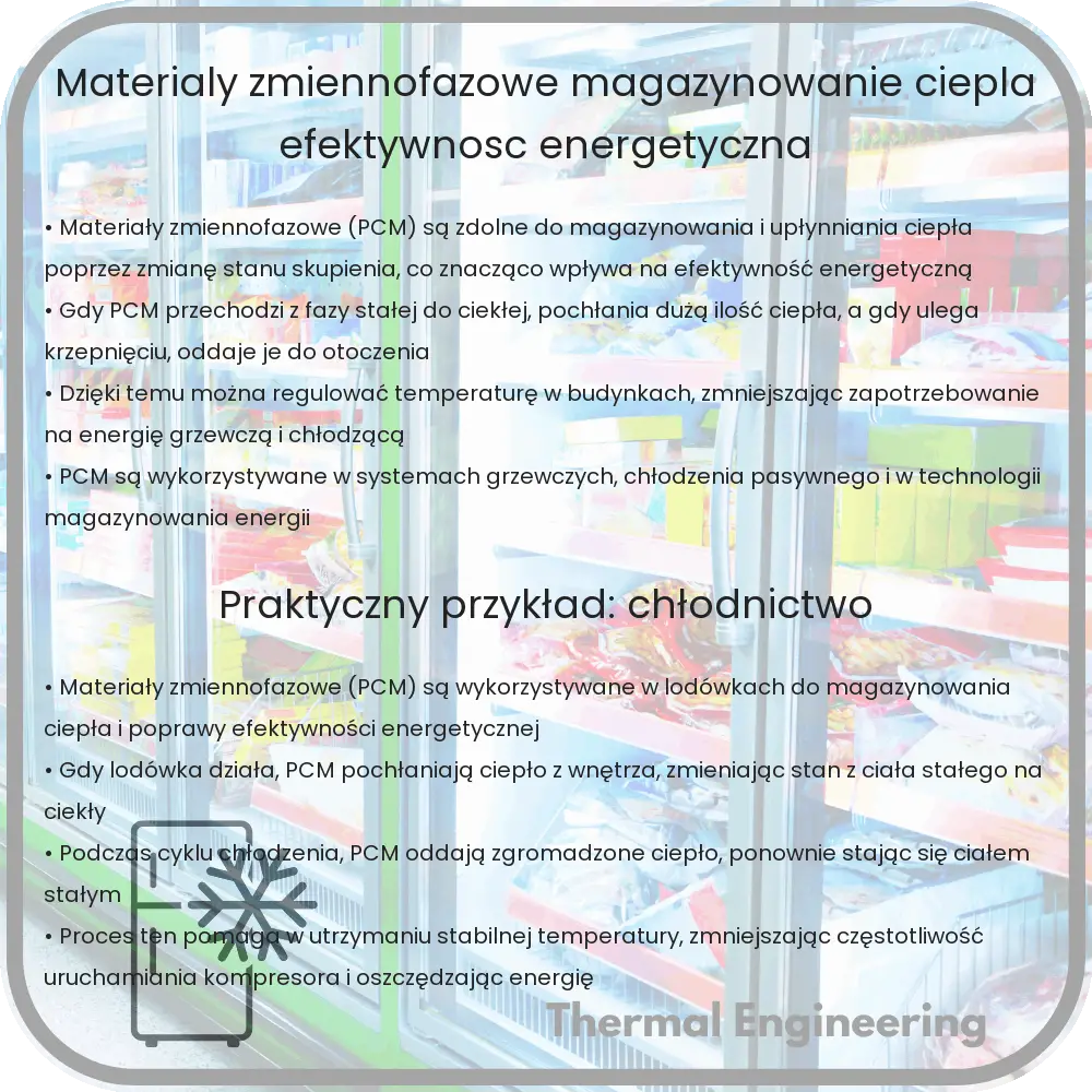 Materiały zmiennofazowe | Magazynowanie ciepła, efektywność energetyczna