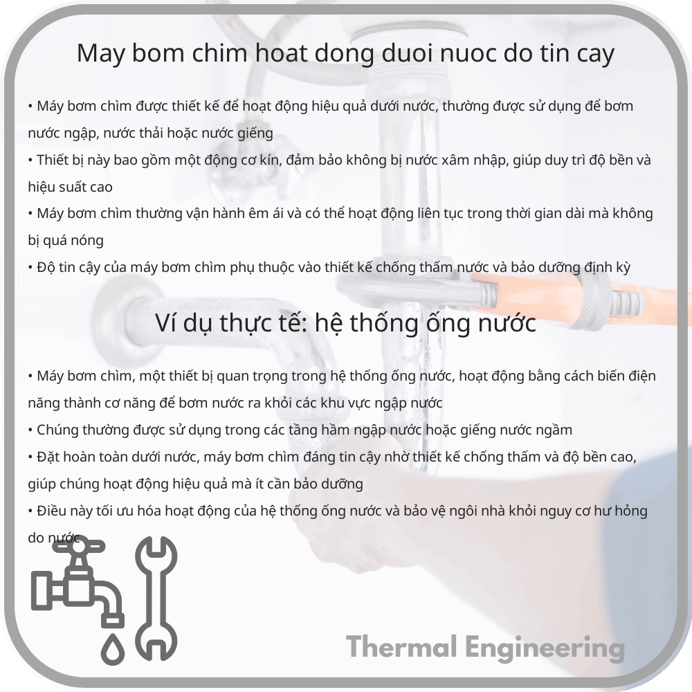 Máy bơm chìm | Hoạt động dưới nước & Độ tin cậy