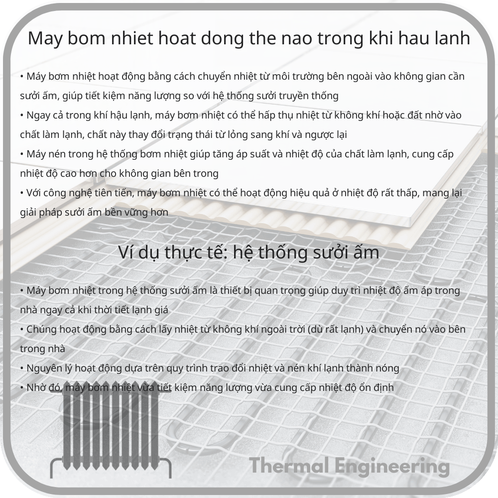 Máy bơm nhiệt hoạt động thế nào trong khí hậu lạnh?