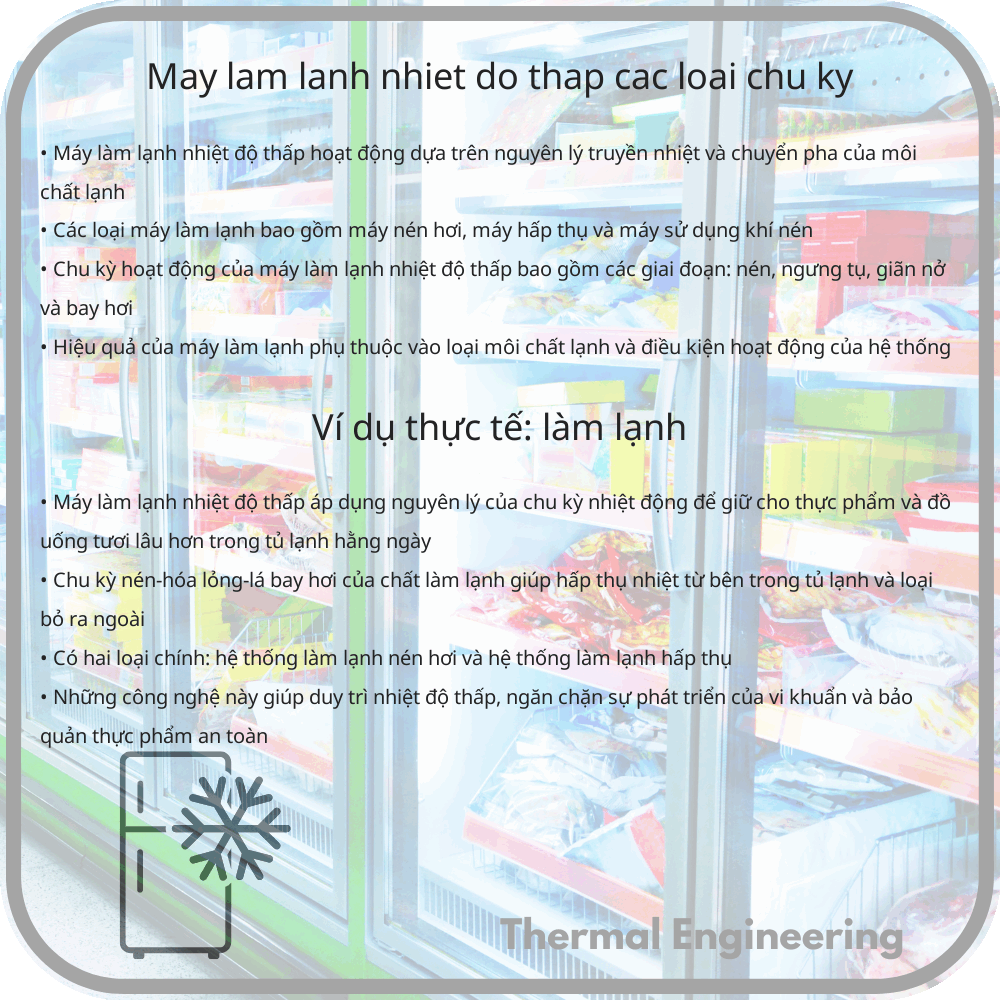 Máy Làm Lạnh Nhiệt Độ Thấp | Các Loại & Chu Kỳ
