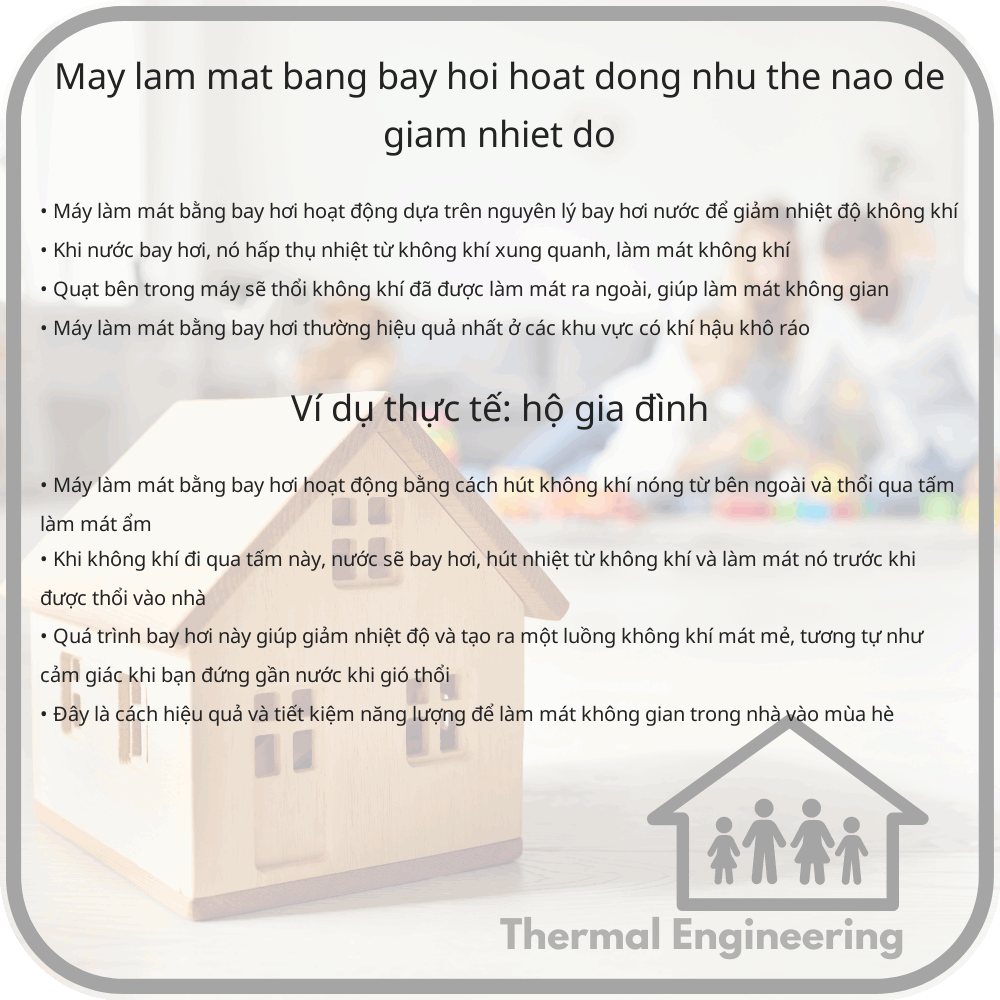 Máy Làm Mát Bằng Bay Hơi Hoạt Động Như Thế Nào Để Giảm Nhiệt Độ?