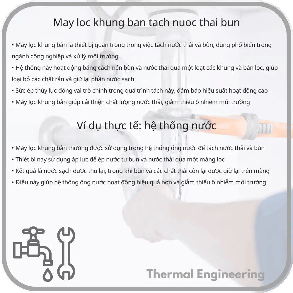 Máy Lọc Khung Bản | Tách Nước Thải & Bùn