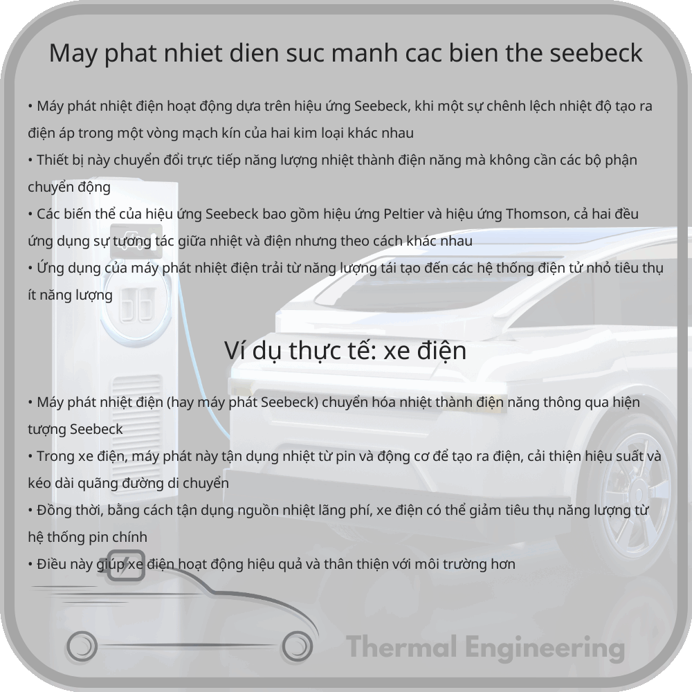 Máy Phát Nhiệt Điện | Sức Mạnh & Các Biến Thể Seebeck