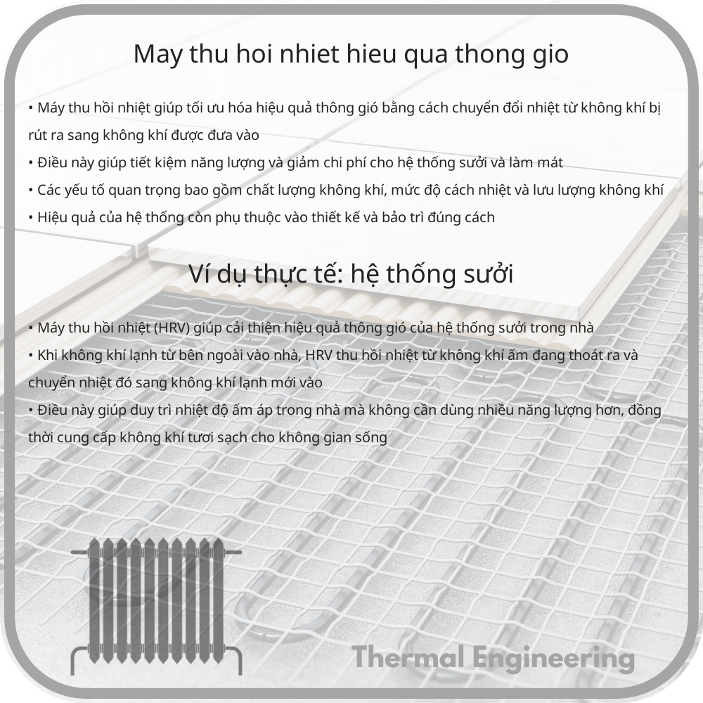 Máy Thu Hồi Nhiệt | Hiệu Quả Thông Gió