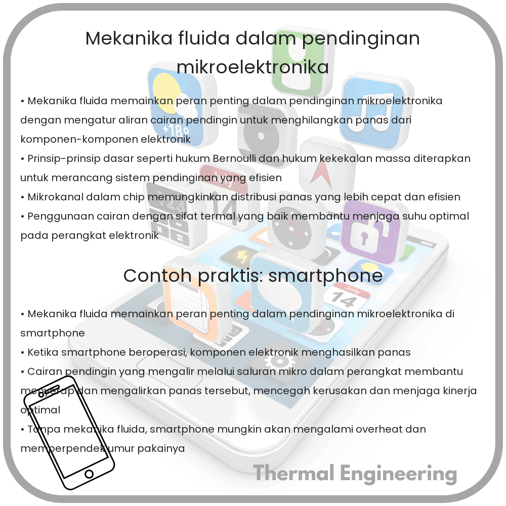 Mekanika Fluida dalam Pendinginan Mikroelektronika