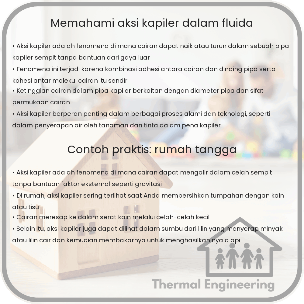 Memahami Aksi Kapiler dalam Fluida