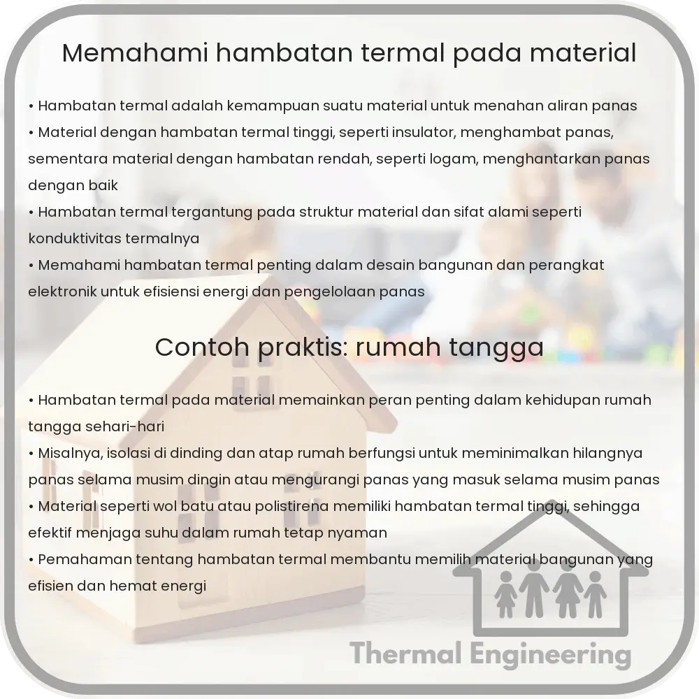 Memahami Hambatan Termal pada Material